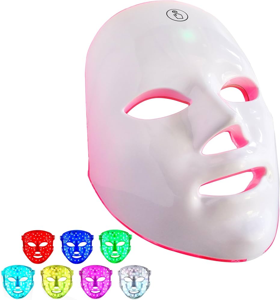 Máscara LED Facial 7 Cores